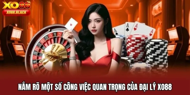Nắm rõ một số công việc quan trọng của đại lý Xo88